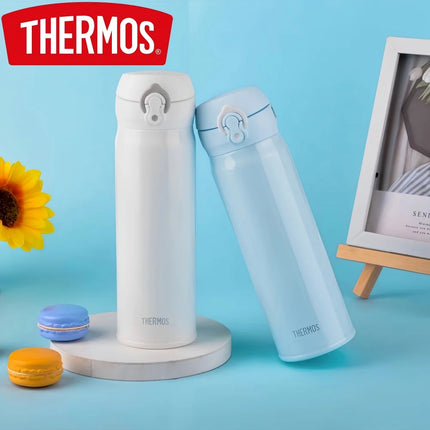 THERMOS Water Bottle Stainless Steel Vacuum Flask Thermal Mug, Keep Hot Cold 6-12 H , Portable Coffee Tumbler for Office Travel