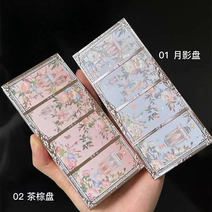 Flower Knows Makeup Butterfly Cloud Collar Collection Embossed Highlight&Contour Luminador Contouring Kit Palette Face Powder I