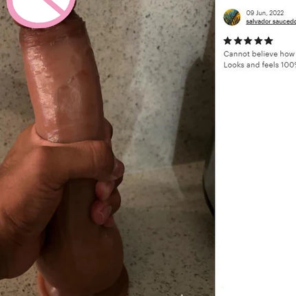Yellow White Black Realistic Thick Huge Dildo Soft Anal Plug Masturbators Penis Adults Sex Toy for Women Suction Cup Big Dick