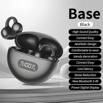 New Sport Earclip Wireless Headphone Bluetooth Earphone audífonos bluetooth inalámbrico Gaming LED Display Game and Music Mode