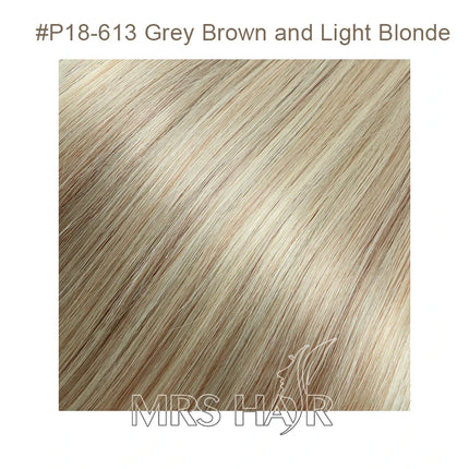 Invisible Hole Flat Pu Tape Human Hair XO Twin Tabs 25cm Long Tape PU Weft Real Human Hair No Glue Microlink Application 40-50g