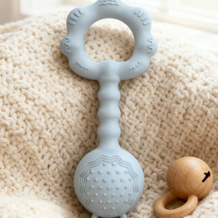 Silicone Rattle Teether / Hochet Mordant Silicone