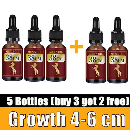 Men’s Penis Thickening and Growth Oil, Promotes Bigger Size, Stronger Erections, and Enhanced Sexual Performance