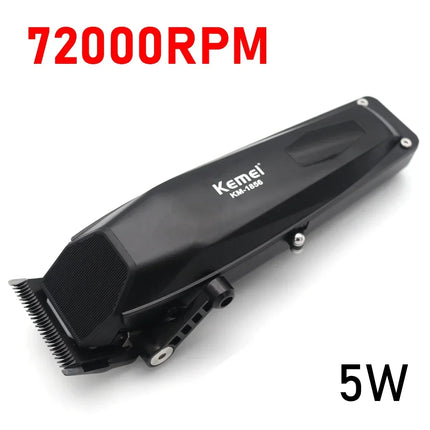 Kemei KM-1856 Electric Rechargeable Best Hair Trimmer Professional Cordless Barber Hair Clipper Trimmer Hair Cutting Machine