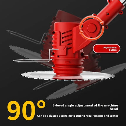 Adjustable Electric Lawn Mower Cordless High Power Wireless Outdoor Home Brush Cutter Brushed Not Included Portable Weeding Tool