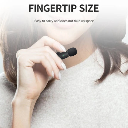 FANGTUOSI Noise-canceling microphone Wireless lavalier microphone for live streaming/YouTube/TikTok/Facebook Mic for Android