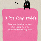 3 Pcs (any style)