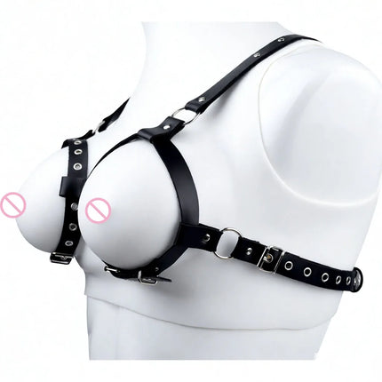 QKKQ Erotic Chest Binding Strap On Belt Breast Bondage Breast Binder BDSM Sex Toys For Couple Flirting Sexy Pleasure Accessory
