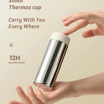 120/150/180ml mini 316 Stainless Steel Portable Thermos Cup Vacuum Thermal Insulation Pocket Cup Small Water Bottle for Espresso