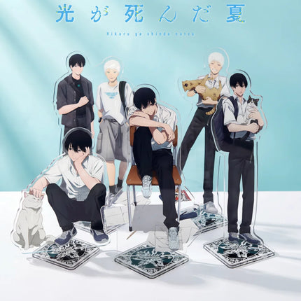Anime The Summer Hikaru Died Acrylic Stand 15CM Double Sided Print Ichiro Sato Yoshiki KeyRing Desk Display Fans Collection Gift