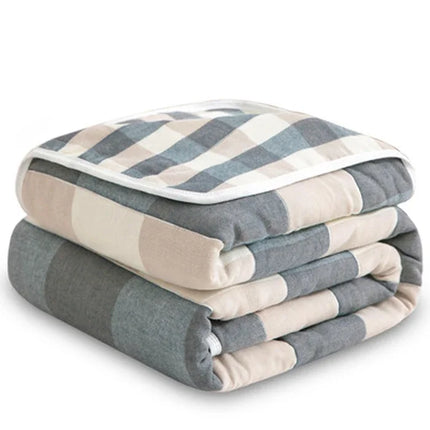 Chiffon towel, 6-layer cotton duvet, adult and children, double bed, air conditioner, fine duvet, extra large bedding