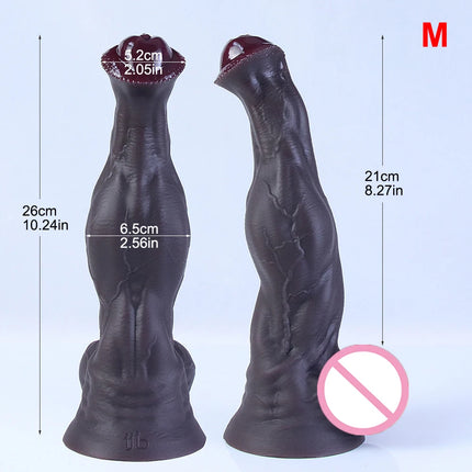 Super Huge Horse Dildo Strong Muscular Male Animal Big Penis Sex Toy Suction Cup for Female G-spot Stimulation Anal Masturbation