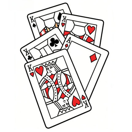 Behind the King King’s Back Instant Card Magic Trick Close-Up Street Magic Illusion Gimmick Props for Professional Magicians