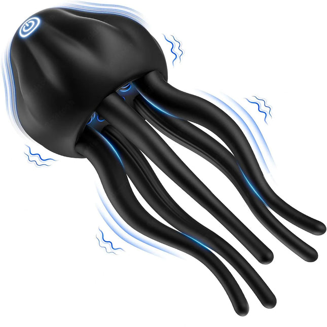Bokisoon Male Masturbator Male Sex Toys for Men Adult Toys 10 Vibrating Wrapping Tentacle Men's Vibrator for Penis Stimulator