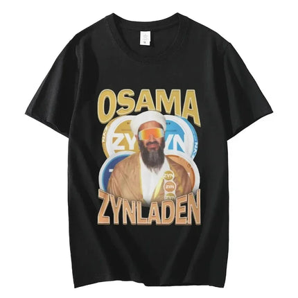 Vintage Osama Zynladen Graphic T Shirts Fashion Trend Clothing Short Sleeve T-shirt Unisex O-Neck T-shirts Women Clothing Top