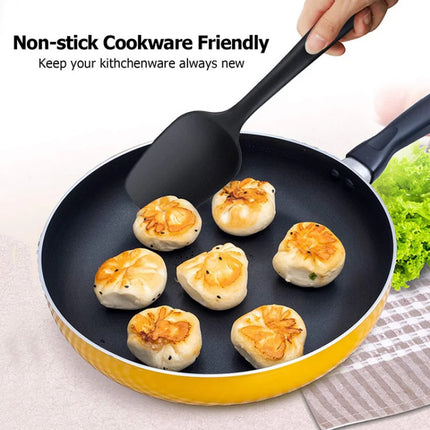 6 Pieces Silicone Spatula Set Food Grade Non Stick Heat Resistant Spatulas Turner for Cooking Baking Mixing Baking Tools