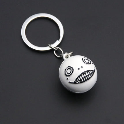 Game NieR:Automata Keychains 2B YoRHa Weapon White Promise Emir Robotics Keyrings Pendant For Men Women Fan Jewelry Accessories