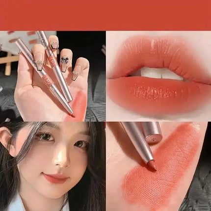 Matte lipliner Long-lasting Automatic Lip Liner Lipstick Lip Pencil Line Pen Beauty Waterproof Moisturizing
