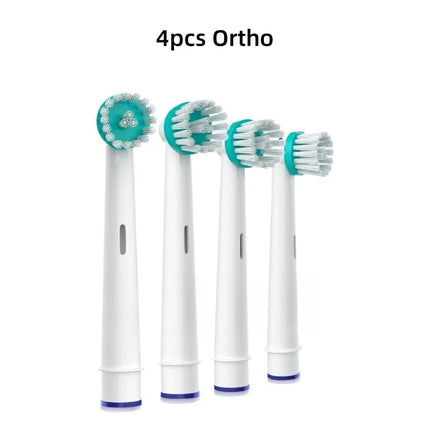 Universal Brush Head Refill for Oral B Electric Toothbrush Sensitive Precision Clean Floss Cross Action Brush Nozzles For Oralb