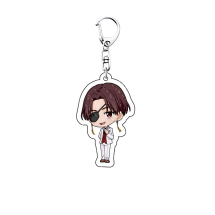 Anime WIND BREAKER 6cm acrylic Keychain key chain big stand brand Sakura-harusugita Keitaro  decoration key ring Gift