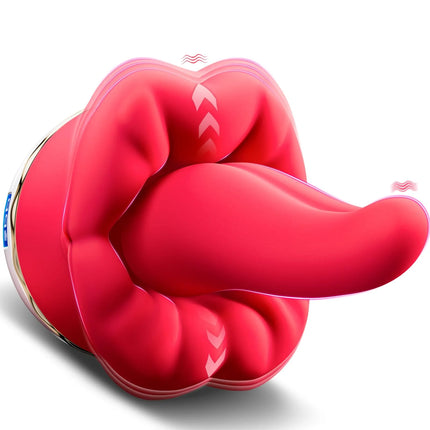 Portable Breast Sucking Massager with Lick Suction Clitoris Bite Vibrator Women Pleasure Sexual Toy for Female Sexual Wellbeing
