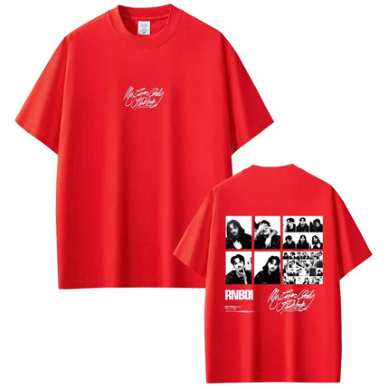 Rapper RnBoi My Eyes Only Flashback Album Merch 2026 T-shirt personality Clothes Year round clothing Oversized Couples Unisex