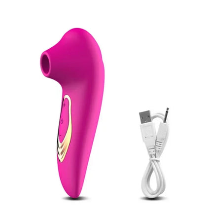 Female mini G-spot nipple sucking vibrator clitoris sucker pussy dildo stimulator adults masturbator sex toys for woman couples