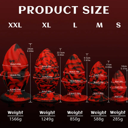 7-12cm Big Anal Plug Silicone Anal Expander Anal Sex Toys Dildo Butt Plug Unisex Adult Anal Play Toy for Couples Sex Products