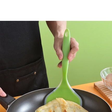 1PC Silicone Spatula Wide Mouth Non-stick Scraper Steak Beef Egg Cooking Spatula Pancake Baking Tools Kitchen Cooking Shovel