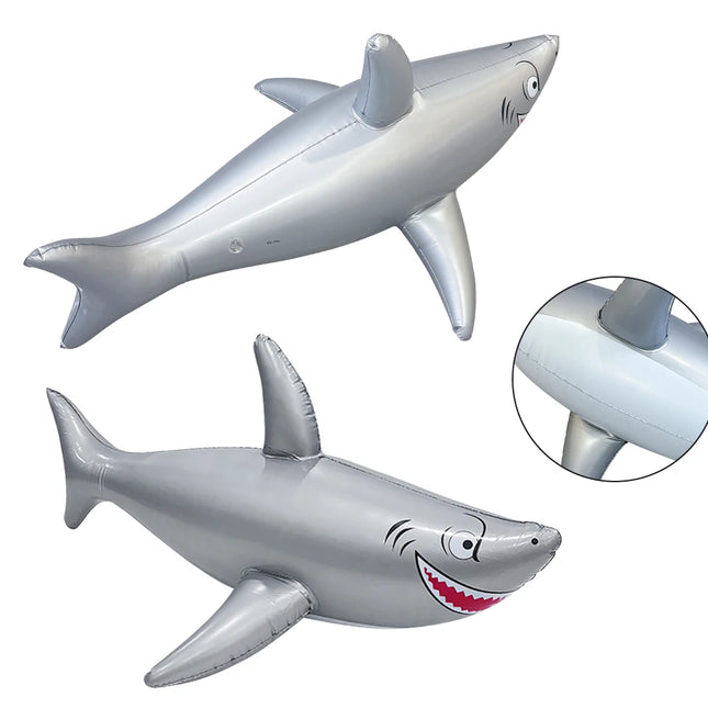 1 Pcs Large Inflatable Shark for Outdoor Beach Pool Party Decorations, Party Gifts, and Birthday Presents