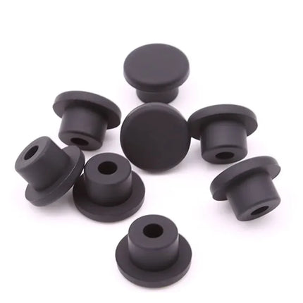 Black Silicone Rubber Hollow Stopper Plug Sealing Hole Caps Dust Plugs Pipe Tube Inserts Bungs Blanking End Cap