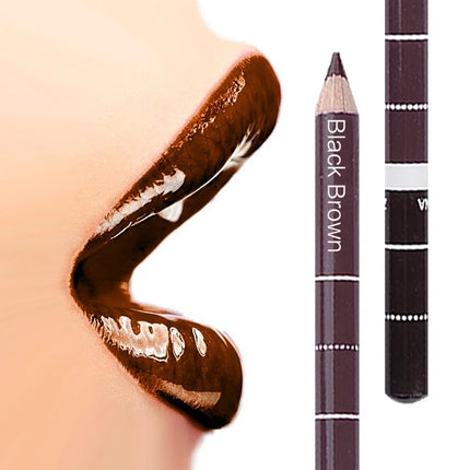 New 2025 Hot Sale New 12 Color 1Set Professional Metal Makeup Pencil Lipstick Suitable Women's Makeup Matching Lipstick Supplies
