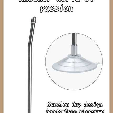 1PCS Metal Suction Cup urethra dilator penis plug, urethral sounds, urethral massage, prostate masturbation, dick urethral mastu