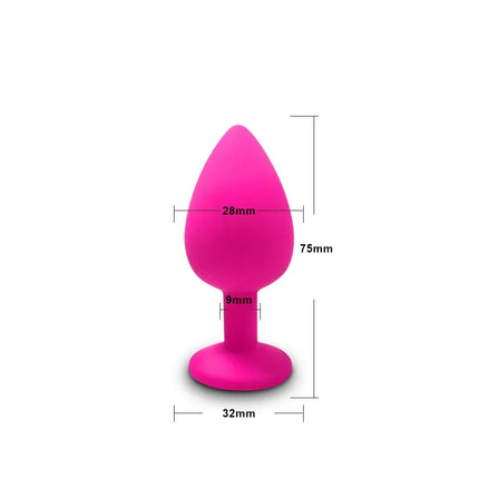 Soft Silicone Anal Butt Plug Unisex Sex Toys Men Prostate Massager Adult Gay Ass Stuffed Anal Trainer Massager for Couples
