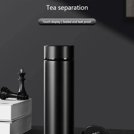 Car Smart Thermos Bottle With Temperature Display Coffee Cup For Mazda 3 6 Atenza Axela Demio CX3 CX5 MP MS RX8 Car Accessories