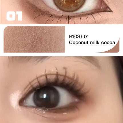 Red Brown Eyeshadow Palette Multifunctional Makeup Palette Silky Matte Coral Red Eyeliner Silkworm Lower Shadow Eyeliner Makeup