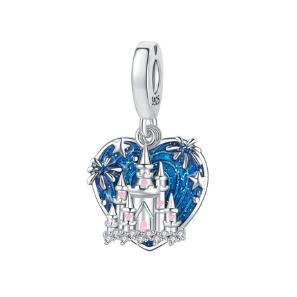 S925 Sterling Silver Charm Bead Angel Prayer Travel Memorial Pendant Fine Birthday Gift Fit Bangle Bracelet Necklace DIY Jewelry