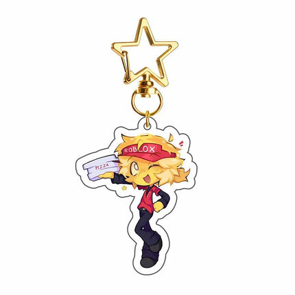 Game Forsaken Cosplay Keychain Unisex Kawaii Acrylic Keyring Key Chain Bag Decoration Ornament Props