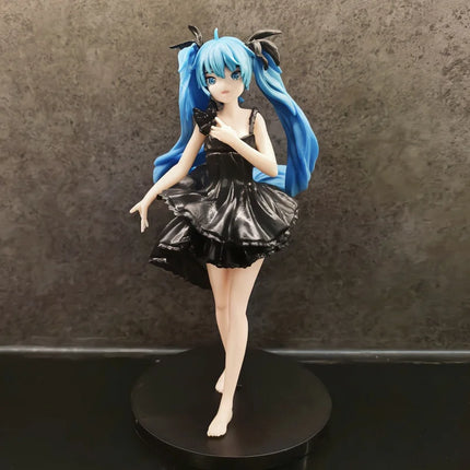 Hatsune Miku Figure Anime Girl Model Desktop Decor Collectible Doll Gift for Fans Future Vocaloid Statue Japanese Kawaii Otaku