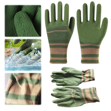 1/2 Pair of Gardening Gloves Stab-proof Wear-resistant Unisex Garden Gloves Cactus Rose and Blackberry Safe Planting Tool