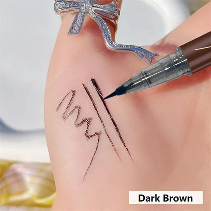 SYLR SYLR 2in1 Long lasting smudge free eyeliner with a very thin tip of 0.005mm accurately outlines the eye contour waterproof
