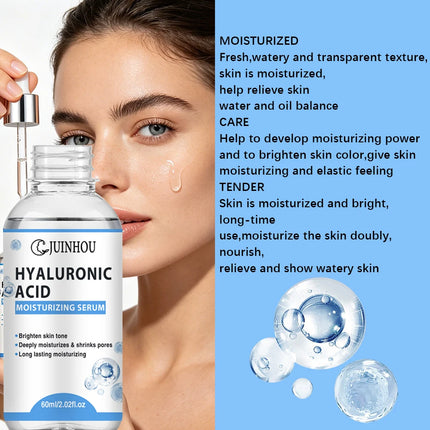 JUINHOU Hyaluronic Acid Moisturizing Serum Contains Niacinamide and Hyaluronic Acid Visibly Minimize Wrinkles Fine Lines, etc.