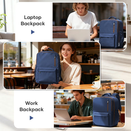Travel Backpack Cabin Bag, Ryanair Backpack 40x30x20 Carry-Ons, Men Women 15.6 inch Laptop Backpack, Casual Trekking Backpack