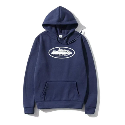 2026 New Autumn and Winter Men's and Women's Devil Ramming Print Hooded Heavy Plus Size Sweater Hoodie Fashion Trends man