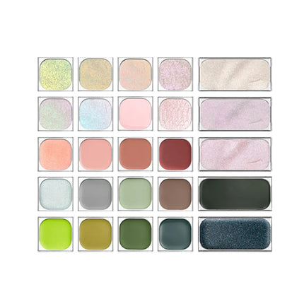 Qianyan Cheeryep Luminous Single Monochrome Cream Eyeshadow Play Makeup Highlight Highgloss portable Self Assembled Palette