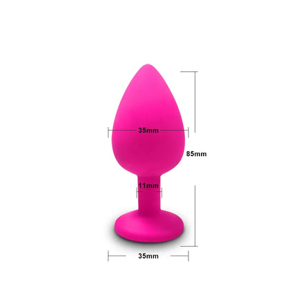 4pcs Soft Silicone Anal Plug Mini Erotic Bullet Vibrator Butt Plug Sex Toy for Men Women Gay Couples Anal Prostate Stimulator