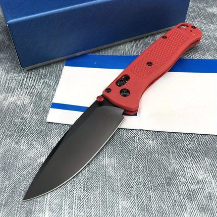 535 EDC Manual Open Folding Knife Landing Blade Flat Blade Satin Nylon Fiber Handle Used for Daily Carrying and Camping Knives
