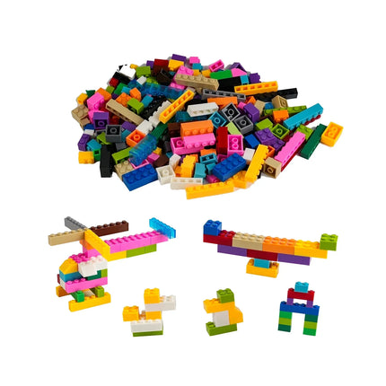 Creative 125g/250g DIY Colorful Building Blocks Bulk Set Classic Assembly Educational Small Pellet Bricks Toys For Kids Gifts