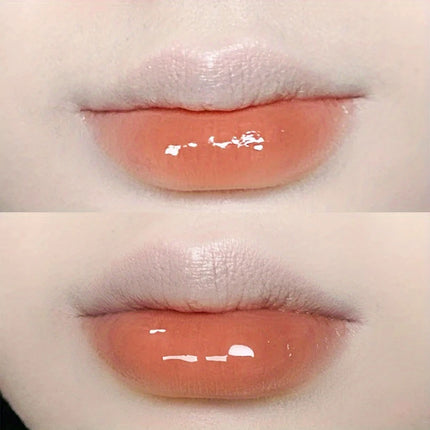 Mirror Lip Glaze - Glossy Lip gloss,Moisturizing Non-stick Cup Nude Lipstick High Pigmented Liquid Lipstick Lip Cosmetic Makeup