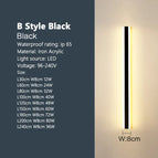B style Black / Dimmable with remote / 240cm